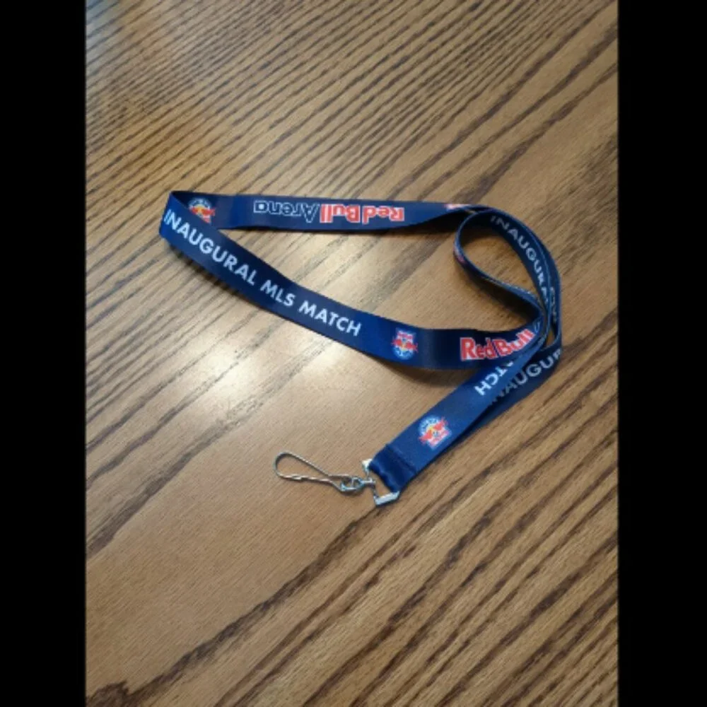 Rare New York Red Bulls Red Bull Arena Inaugural Match Lanyard New